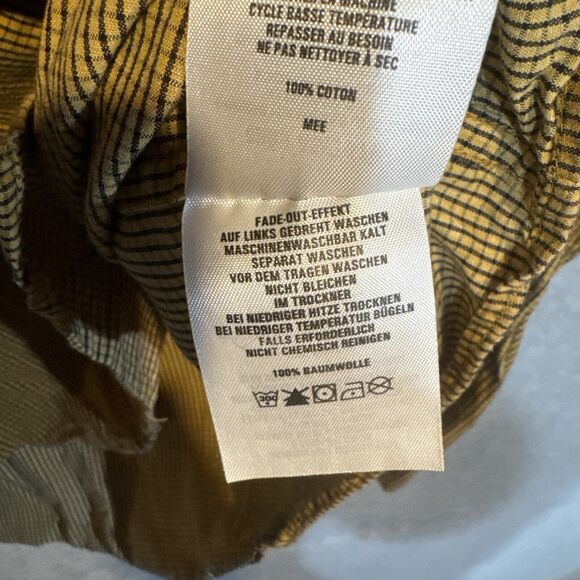 Columbia Vertex Button Down Shirt Mens‎ XXL Long Sleeve Orange Check Casual Work - Picture 10 of 14